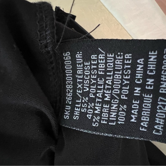 Crochet beaded embellished black tank top - Picture 5 of 5